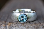 Ring Silber Aquamarin 7mm 325,-€