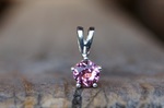 Anhänger Solitär Silber Turmalin rosa 165,-€