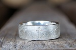 Ring °fest verankert° Silber eismatt  200,-€