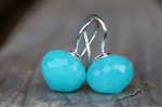 Ohrhänger °Onions° Silber Amazonit-Onions 11x9mm 119,-€