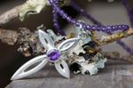Anhänger Kreuz Silber Amethyst 225,-€ an Amethystkette 2mm 69,-€ 