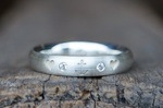 Ring °fest verankert° °herzallerliebst°  Silber Billanten 2x 0,015ct  340,-€