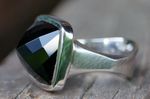 Ring Silber schwarzer Spinell facettiert 545,-€ 