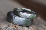 Partnerringe gehämmert Tantal 999/- und Platin 600/- 1380,-€