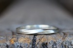 Ring °Möbiusband° Stapelring Beisteckring Sammelring Silber 89,-€
