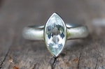 Ring Silber Topas- Navette 12x6mm 225,-€ 
