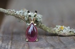 Anhänger 585/- Gelbgold, rosa Turmalin-Tropfen 435,-€