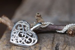 Anhänger °Herz° Silber 75,-€ an Silberkette 16,-€